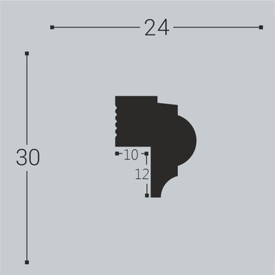 Молдинг М21 - 30*24*2000мм