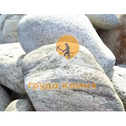 Галька круглая белая речная, фракция 200-400 мм