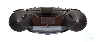 Лодка ПВХ Мастер Лодок Таймень NX3800НДНД Pro Графит / Чёрный