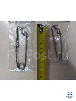 Карабин JpF быстросъемный булавка нержавейка 8см