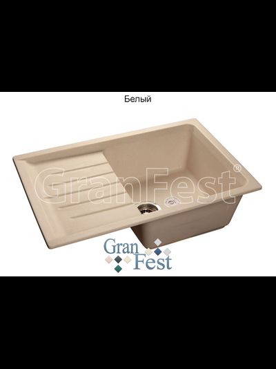 Керамическая мойка для кухни Granfest Гранфест GF-P760L реверсивная 1 секционная мойка