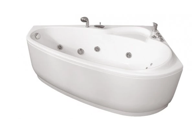 Акриловая ванна Triton Пеарл-шелл Левая,160х104x60.5 см