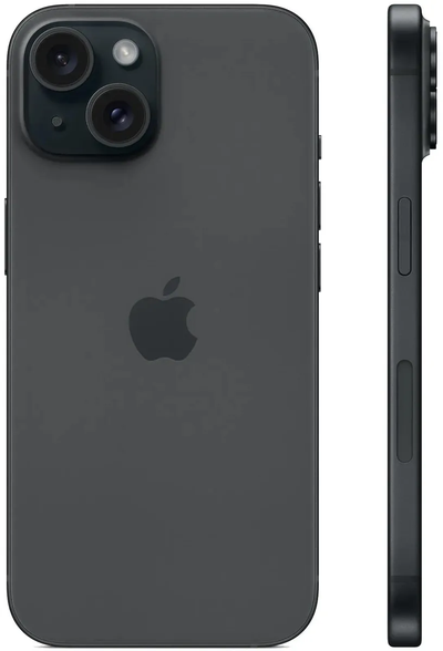 Apple iPhone 15 128GB SIM + ESIM Черный
