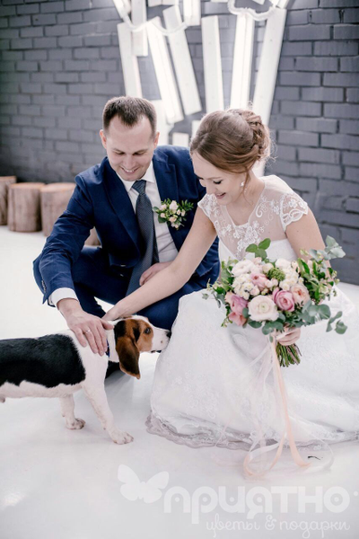 Букет невесты & Бутоньерка 1337