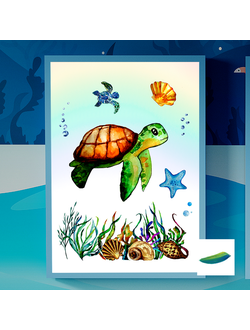 Постер  «Морская черепашка»