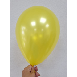 Воздушный шар "Желтый" металлик 30 см.