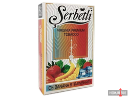 Serbetli (Акциз) 50g - Ice Banana Strawberry (Айс Клубника Банан)