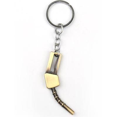 Брелок «Пистолет бензобака» металл, МЕДНЫЙ