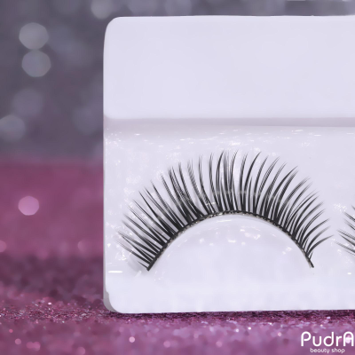 Ресницы накладные, с клеем, цвет чёрный, P14