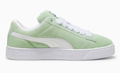 All white puma suede hot sale