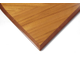 Quartered Figured Teak Veneer in Reverse Diamond Box Pattern with Stained Maple Wood Edge