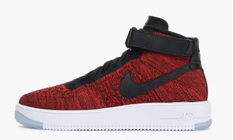 Nike air force ultra flyknit red sales