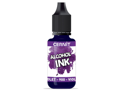 алкогольные чернила Cernit alcohol ink, цвет-violet 900 (фиолетовый), объем-20 мл