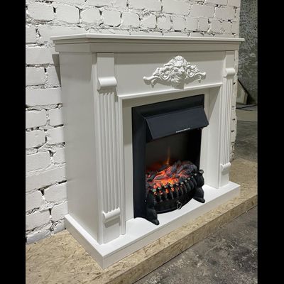 Электрокамин Lio WT с очагом Fobos