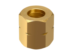 Гайка накидная М12х1,25LH, латунь