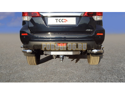 Защита задняя (уголки) 76,1/42,4 мм ТСС для Oting ПАЛАDИН 2024-