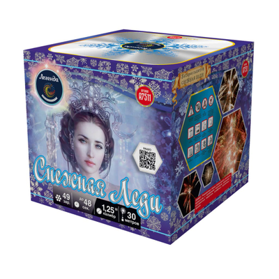 Батарея салютов СНЕЖНАЯ ЛЕДИ (1,2" / 49 залпов)