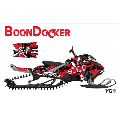 Наклейки на снегоход  Lynx boondocker 2017 2018 №1424