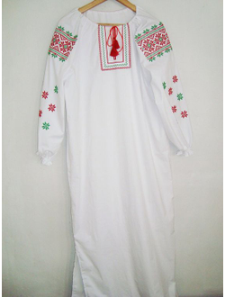 Платье-рубаха с орнаментом - Спарыш