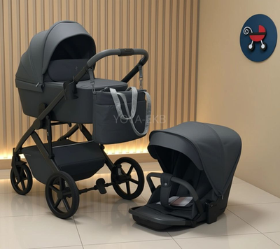 Детская коляска 2 в 1 Sweet Baby Dolce Dark Grey