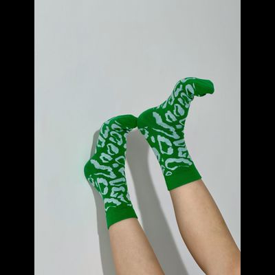 НОСКИ ПРИЯТНО "ЗЕЛЕНЫЙ ЛЕОПАРД"