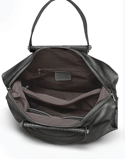 (АРТИКУЛ: 9954/9) СУМКА ЖЕНСКАЯ, СРЕДНЕГО РАЗМЕРА, НАТУРАЛЬНАЯ КОЖА, ЧЕРНАЯ, С ПЛЕЧЕВЫМ РЕМНЕМ