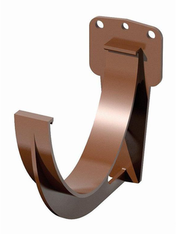 Кронштейн жёлоба, пластиковый КОРИЧНЕВЫЙ