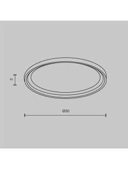 Фиксирующее кольцо для серии Intro GU10 черный, DLA110-B
