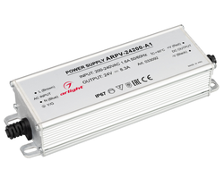 ИПН Arlight ARPV-24200-A1 (24V, 8.3A, 200W) (IP67 Металл)