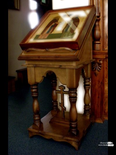 Аналой деревянный тумба