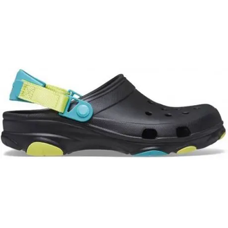 CROCS CLASSIC ALL TERRAIN CLOG ЧЕРНЫЕ С ГОЛУБЫМ