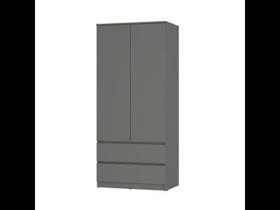 Шкаф Симпл ШК-03 Графит (Мебелони)