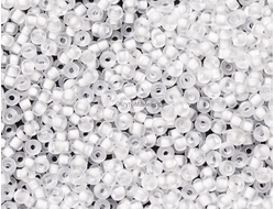 БИСЕР PRECIOSA 10/0 - 50г - 38302М МАТОВЫЙ ПРОЗРАЧНЫЙ С БЕЛОЙ ЛИНИЕЙ ВНУТРИ