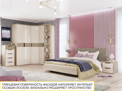 Шкаф четырехдверный Кашемир 900 312