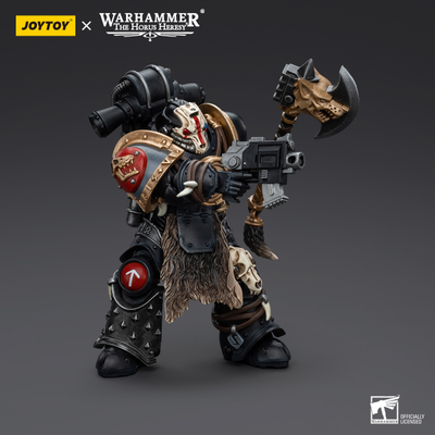 Поклявшийся Смертью Космических Волков (Warhammer Horus Heresy) - КОЛЛЕКЦИОННАЯ ФИГУРКА 1/18 Space Wolves Deathsworn Pack 1 (JT6007) - JOYTOY