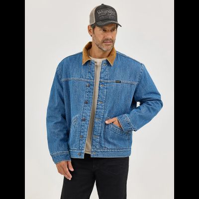 Куртка Wrangler® Straight Yoke Sherpa Lined Denim Jacket