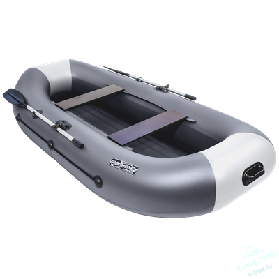 Лодка ПВХ Мастер Лодок Таймень LX290НД Графит / Св.Серый