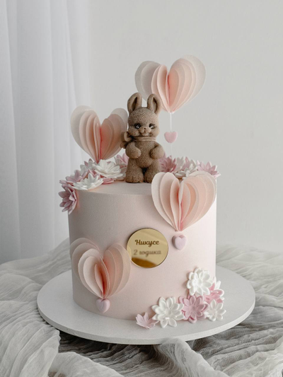 Торт с зайчиком