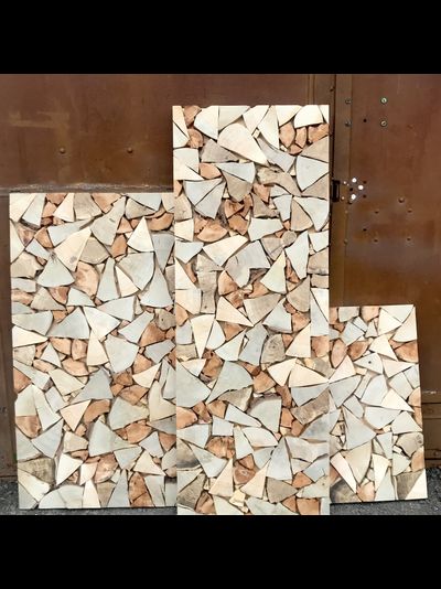 спилы дерева имитация поленницы