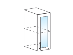 ШВС 300 Шкаф настенный 1-дверный со стеклом