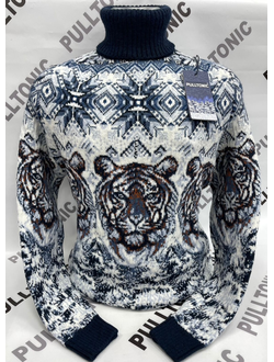 Мужской свитер Тигры 02