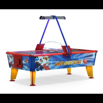 Аэрохоккей "Ice &amp; Fire Gold" 8 ф (красно-синий-золотой, купюроприемник)