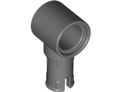 Technic, Pin with Friction Ridges and Pin Hole, Dark Bluish Gray (15100 / 6175330 / 6282144)