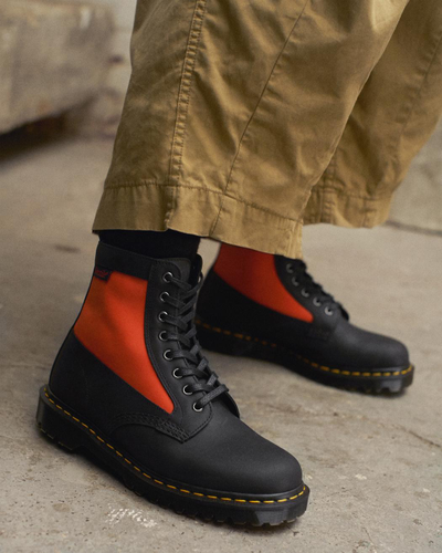 Dr. Martens 1460 PANEL MADE IN ENGLAND LEATHER LACE UP BOOTS
