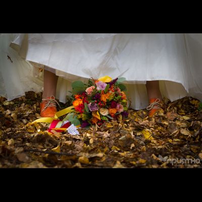 Букет невесты &amp; Бутоньерка № 1351