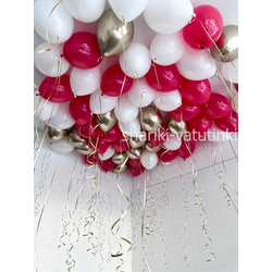 Шары под потолок, "Нежная любовь"  (55 шт)