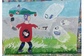 "Профессия. Человек в движении". Композиция.