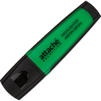 Маркер выделитель текста Attache Selection Neon Dash, 1-5мм, зеленый