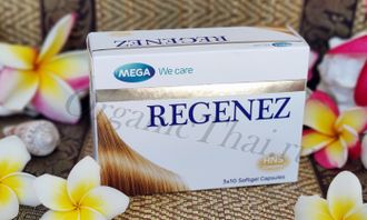 Купить тайские витамины для волос Regenez, инструкция по применению на русском языке, отзывы, цена