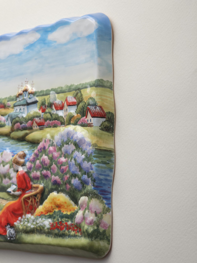 Лето в усадьбе (панно)